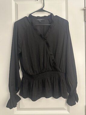 Marc New York - Andrew Marc - Medium Black Blouse